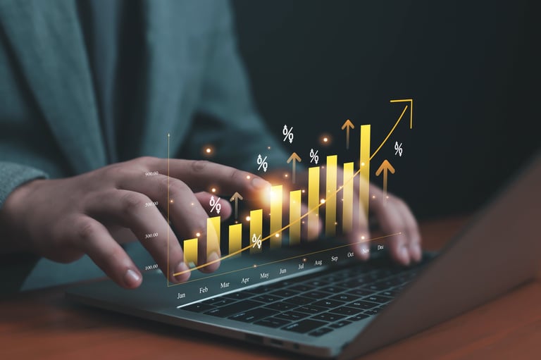 Financial growth chart